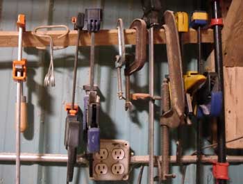 clamps in shop